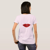 Love I want a kiss Tシャツ (裏面フル)