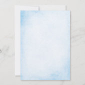 LOVE in 航海の Signal Flags Cloud Blue 招待状 (裏面)