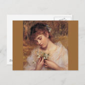 Love in a Mist by Sophie Anderson ポストカード (正面/裏面)