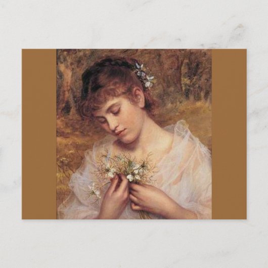 Love in a Mist by Sophie Anderson ポストカード (正面)