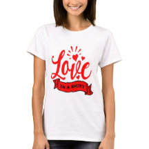 Love in a Shirt、バレンタインハート、Love Women's