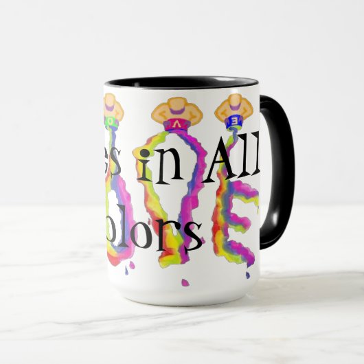 Love in All Colors マグカップ (正面右)