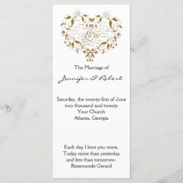 Love in Any Language in金ゴールド結婚式 プログラム