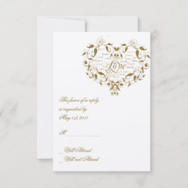 Love in Any Language in金ゴールド・レスポンス・カード 出欠カード