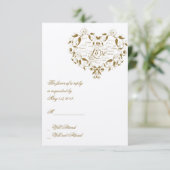 Love in Any Language in金ゴールド・レスポンス・カード 出欠カード (スタンド正面)