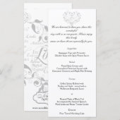 Love in any language in Silverのメ結婚ニュー メニュー (正面/裏面)
