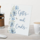 LOVE IN BLOOM BLUE FLORAL BRIDAL SHOWER 台座サイン (インサイチュ)