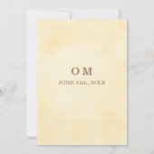 Love in Bloom Botanical Garden Bridal Shower 招待状 (裏面)