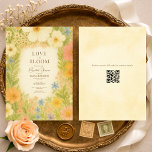 Love in Bloom Botanical QR Code Bridal Shower 招待状<br><div class="desc">Love in bloom botanical bridal shower invitation featuring soft garden inspired florals and an integrated QR code for easy guest access. Guests can scan to view RSVP details, registry information, or event updates in one place. Ideal for garden themed bridal showers, spring and summer celebrations, and elegant pre wedding gatherings....</div>