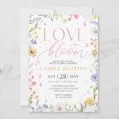 Love in Bloom Bridal Shower Invitation 招待状 (正面)