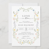 Love in Bloom Bridal Shower Invitation 招待状 (正面)