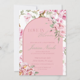 Love In Bloom Bridal Shower Invitation 招待状