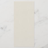 Love In Bloom Bridal Shower Menu メニュー (裏面)