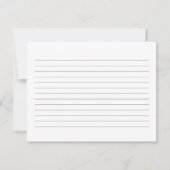 Love In Bloom Bridal Shower Recipe Card 招待状 (裏面)