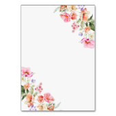 Love In Bloom Bridal Shower Table Number テーブルナンバー (裏面)