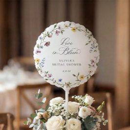 Love in Bloom Floral Wildflower Bridal Shower バルーン