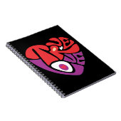  “Love in Bold Strokes” T-Shirt ノートブック (右側)