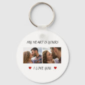 Love in Every Moment Valentine Photo Keychain キーホルダー (正面)