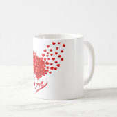 ❤️☕ “Love in Every Sip” Mug 💌✨ コーヒーマグカップ (正面右)