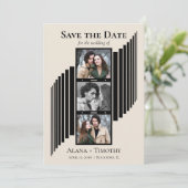 Love in Frames Modern Photo Save the Date セーブザデート (スタンド正面)