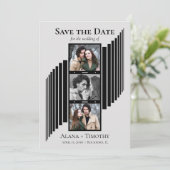 Love in Frames Modern Photo Save the Date セーブザデート (スタンド正面)