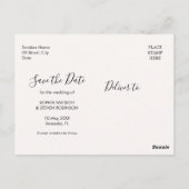 Love in Full Bloom – Spring Celebration Wedding ポストカード (裏面)