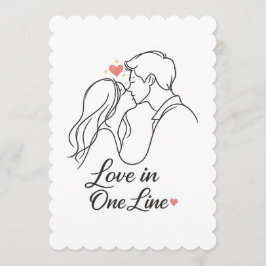 "Love in One Line – Minimal Romantic Couple Card | プログラム