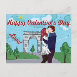 LOVE IN PARIS VALENTINES DAYはがき シーズンポストカード