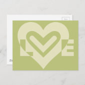Love in Sage Green ポストカード (正面/裏面)