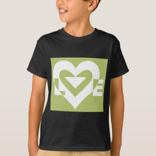 Love in Sage Green Tシャツ