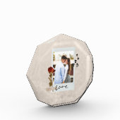 Love in Script エレガント Photo withハート フォトブロック (左)