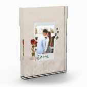 Love in Script エレガント Photo withハート フォトブロック (左)