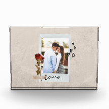 Love in Script エレガント Photo withハート