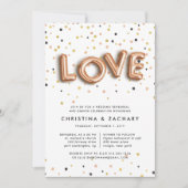 Love in the air |リハーサルディナー招待状 招待状 (正面)