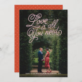 Love in the Air Photo Valentine シーズンカード (正面/裏面)