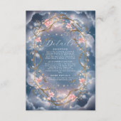 Love in the Air Sparklyのフローラ結婚 エンクロージャーカード (正面)