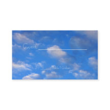 Love in the Air Table Card