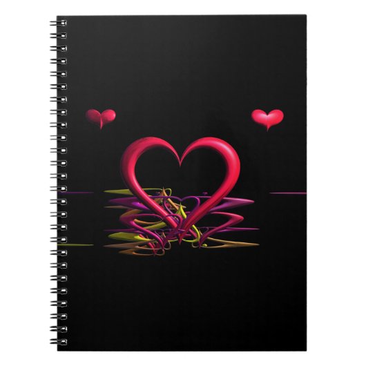 Love in the Darkness Spiral Notebook ノートブック (正面)