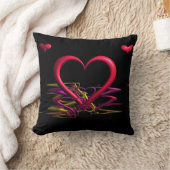 Love in the Darkness Throw Pillow クッション (ブランケット)