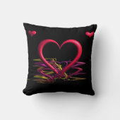 Love in the Darkness Throw Pillow クッション (正面)