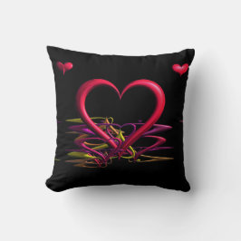 Love in the Darkness Throw Pillow クッション