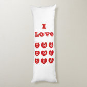 Love Indonesia （インドネシア） ボディピロー (裏面 (縦))