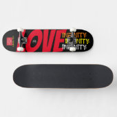 LOVE INFINITY SKATEBOARDS / JMT USA スケートボード (横)