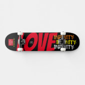 LOVE INFINITY SKATEBOARDS / JMT USA スケートボード (横)