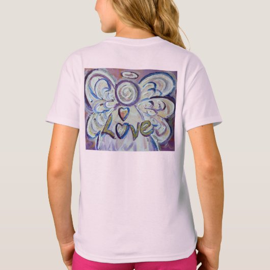 Love Inspiration Angel T-Shirt (Art on Back Side) Tシャツ (裏面)