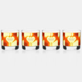 Love & Intention by Gratitude Remains™ | Inspirati ウイスキーグラス (左)