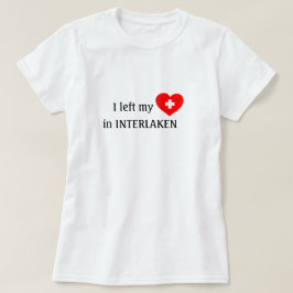 Love Interlaken土産Tシャツ Tシャツ