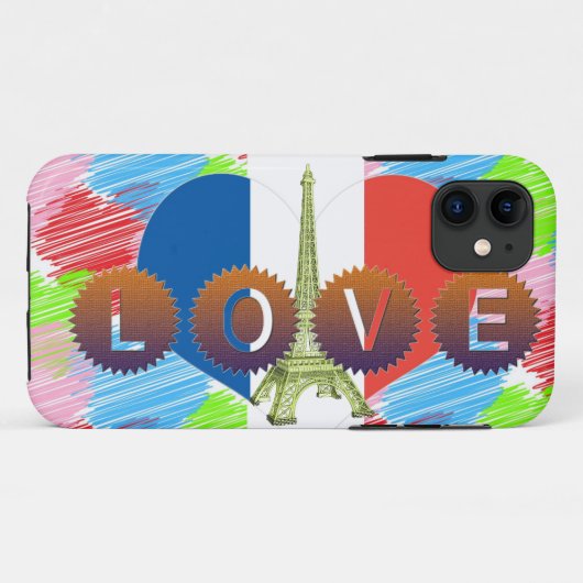 Love iPhoneケース Case-Mate iPhoneケース (裏面(横))