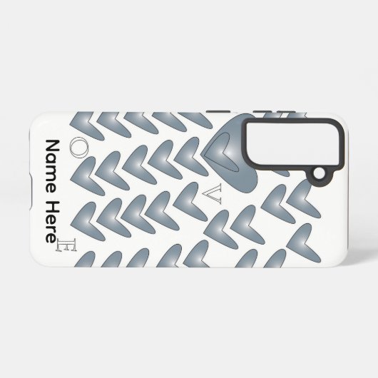 LOVE iPhone Case Samsung Galaxyケース (裏面横)