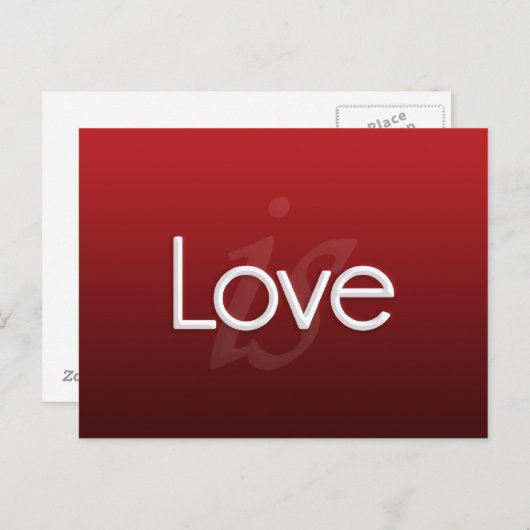 Love Isはがき ポストカード (正面/裏面)